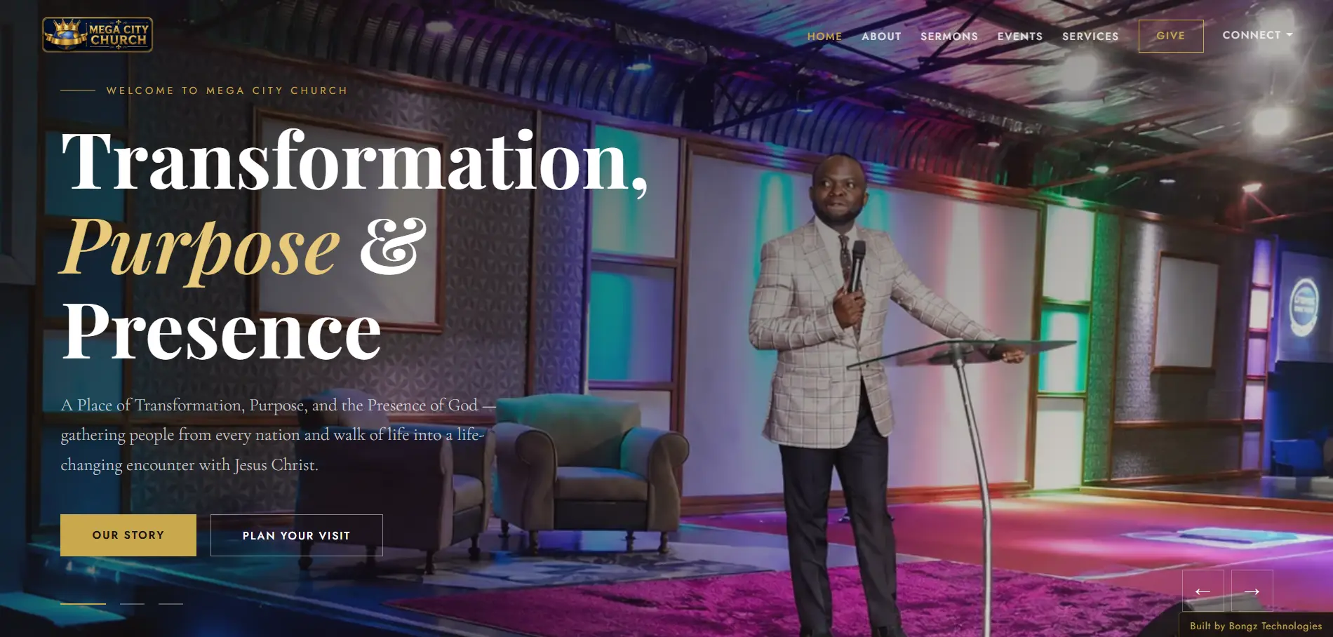 Mega City Church Website