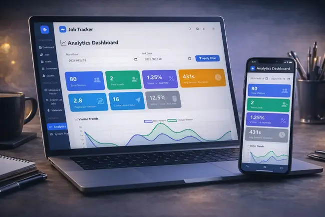 Multiscreen Job Tracker